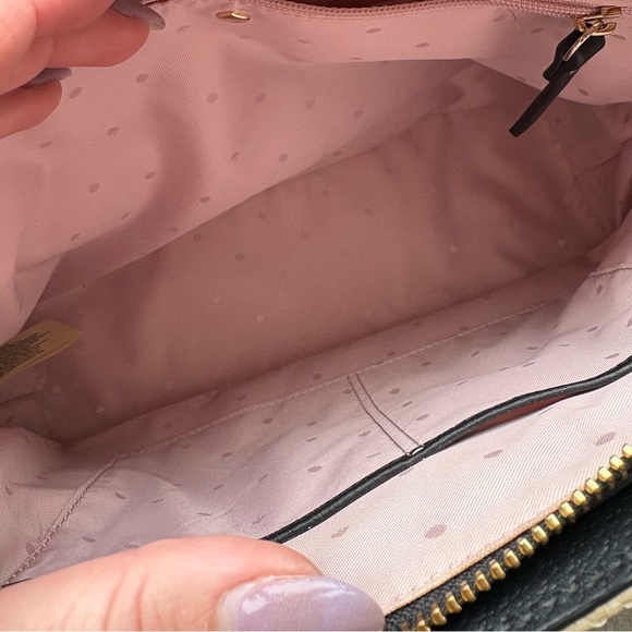 Kate Spade Olive Drive Straw Lottie Satchel - Picture 14 of 17